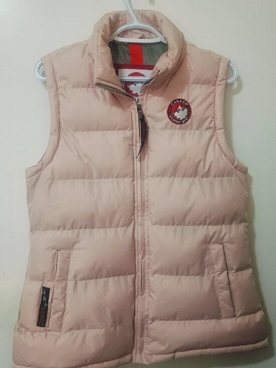 Canada Weather Gear Jackets & Blazers - Blush Pink Puffer vest-Medium